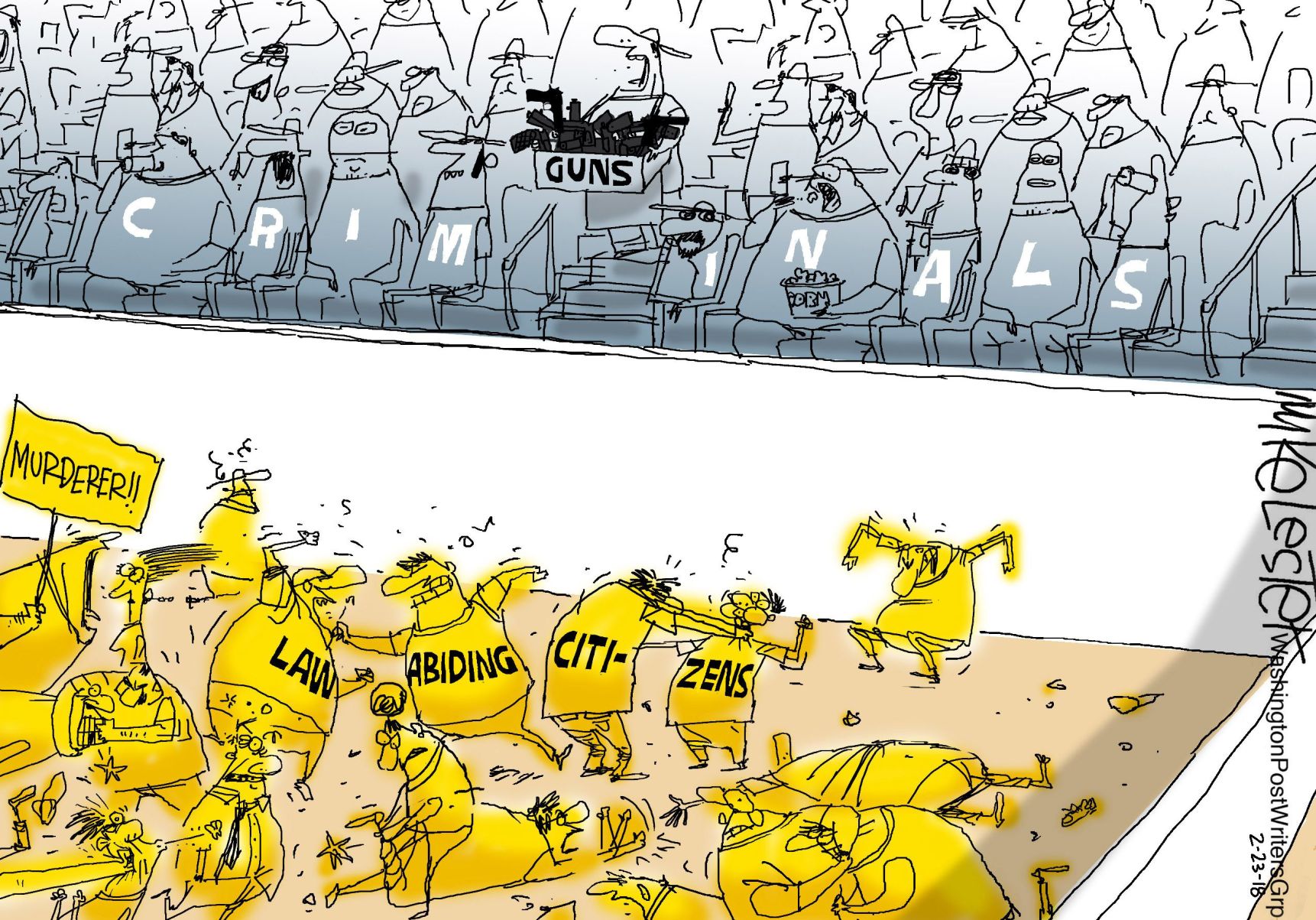 Mike Lester cartoon